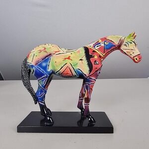 Vintage Trail Of Painted Ponies Thunderbird Suite Horse Figurine 1582 Box Resin